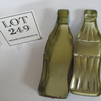 Coca Cola Bottle Shaped Tin, Not Old