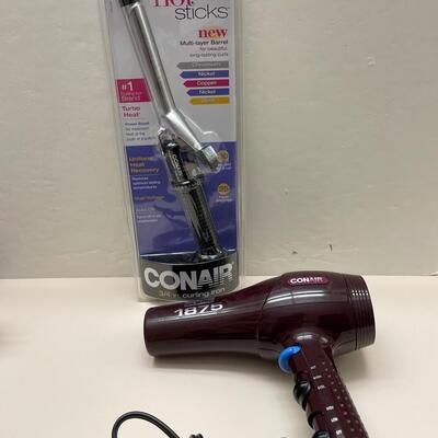 Lot 137  Curling Iron and Blow Dryer