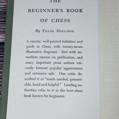 Miniature Chess & Checker Set and The Beginnerâ€™s Book of Chess