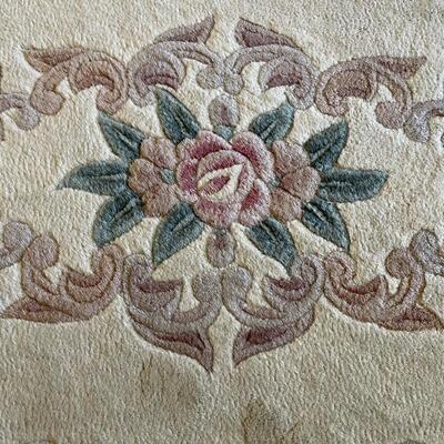 Lot 108 Floral - 3d Pile Wool Rugs Set of 3
