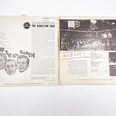 THE KINGSTON TRIO â€œHERE WE GO AGAIN!â€ AND â€œSOLD OUTâ€ VINYL RECORD LOT