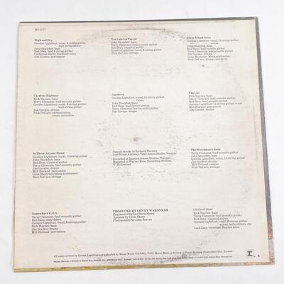 GORDON LIGHTFOOT â€œSUNDOWNâ€ VINYL RECORD