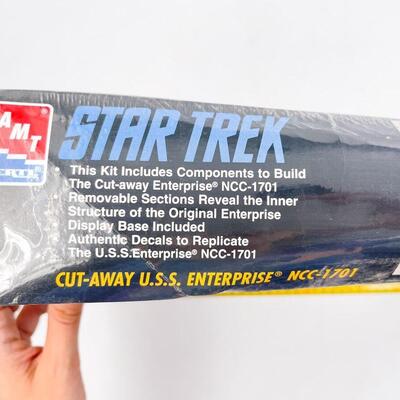 *NEW IN BOX!* STAR TREK CUT-AWAY U.S.S. ENTERPRISE NCC-1701 1/650 SCALE MODEL KIT