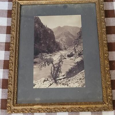 Lot 183: Antique Photograph of Black Canyon of the Gunnison National Park