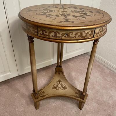 Lot 153  Round Side Table