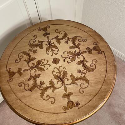 Lot 153  Round Side Table