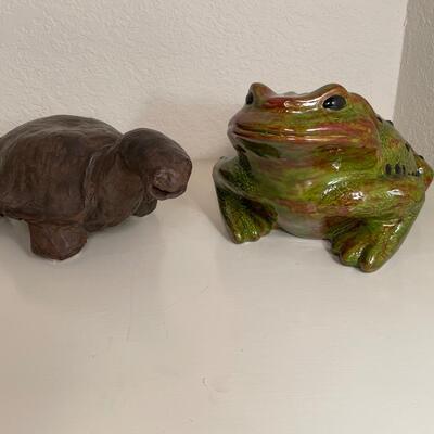 Lot 156  Turtle and Frog
