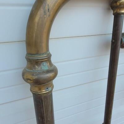 Lot 189: Antique Headboard & Footboard - no rails
