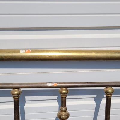 Lot 189: Antique Headboard & Footboard - no rails