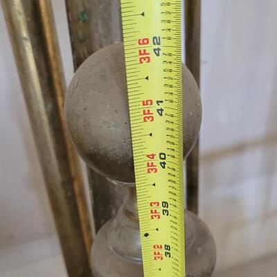 Lot 194: Antique Brass Bed (knobs for Headboard are included)