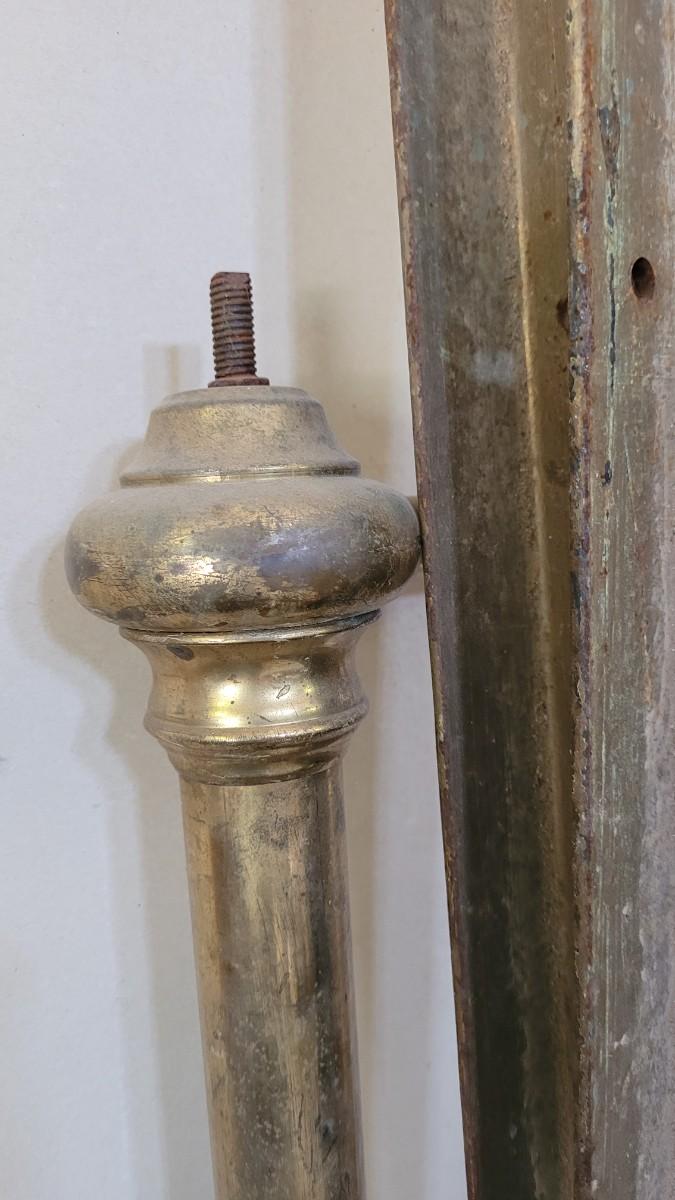 Lot 194 Antique Brass Bed (knobs for Headboard are included