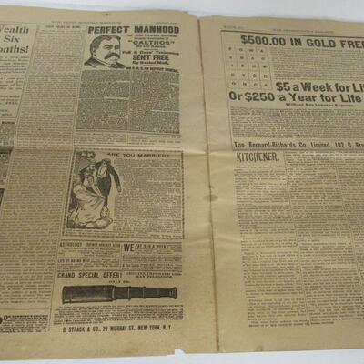 Antique Mail Order Montly Paper, March 1900, St. Paul, MN, Rare