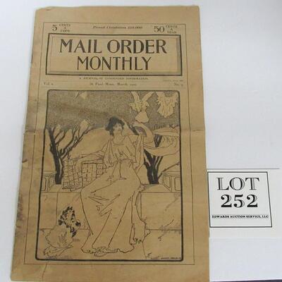 Antique Mail Order Montly Paper, March 1900, St. Paul, MN, Rare