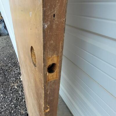 Lot 199: Vintage HINES Burch 8ft. Hollow Door