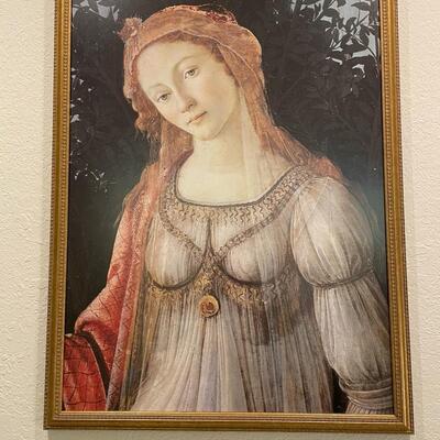 Lot 172  Botticelli Wall Art