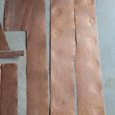 Lot 208: Hammer Copper Penny Tin Sheets & Trim