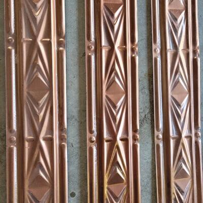 Lot 208: Hammer Copper Penny Tin Sheets & Trim