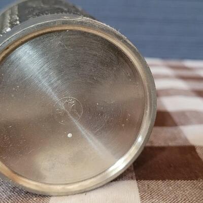 Lot 209: German Pewter Cupwith Stags & Boar