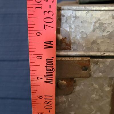 Lot 210: Zinc Stackable Chests 