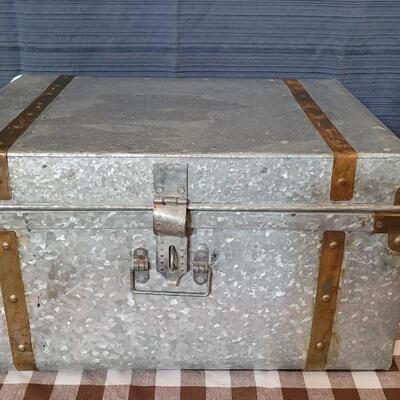 Lot 210: Zinc Stackable Chests 