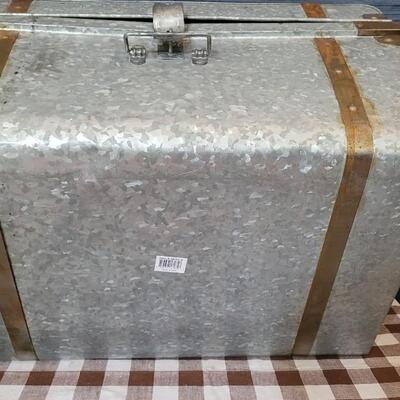 Lot 210: Zinc Stackable Chests 