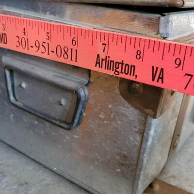 Lot 210: Zinc Stackable Chests 