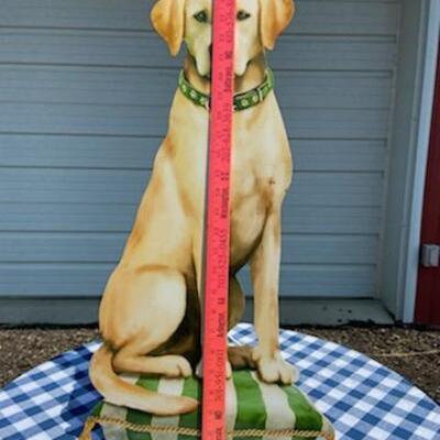 Lot 222: Metal Dog Deco