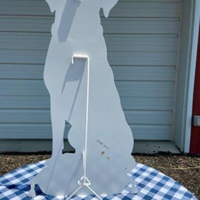 Lot 222: Metal Dog Deco