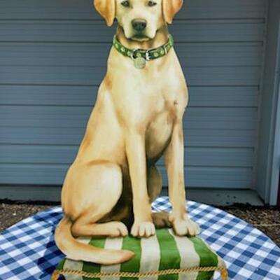 Lot 222: Metal Dog Deco