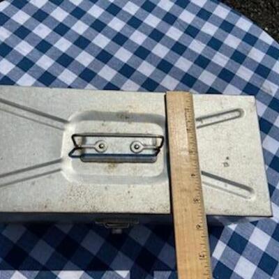 Lot 223: Metal File Away Safety Chest