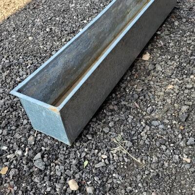 Lot 224: Farmhouse Metal Feeder/Planter 