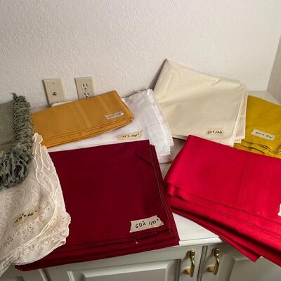 Lot 180  Variety of Tablecloths 