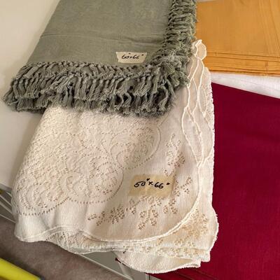 Lot 180  Variety of Tablecloths 