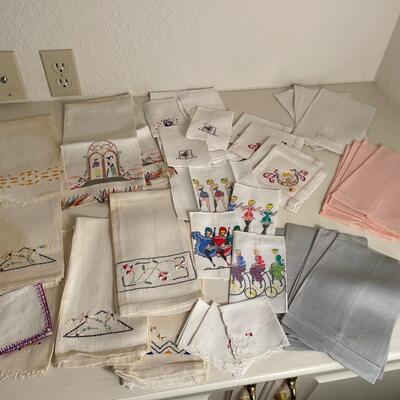 Lot 183  Assortment of Vintage Linens