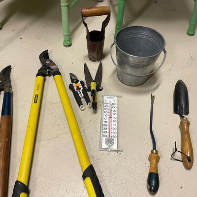 Lot 187  Gardening Set - Clippers, Sheers, etc.