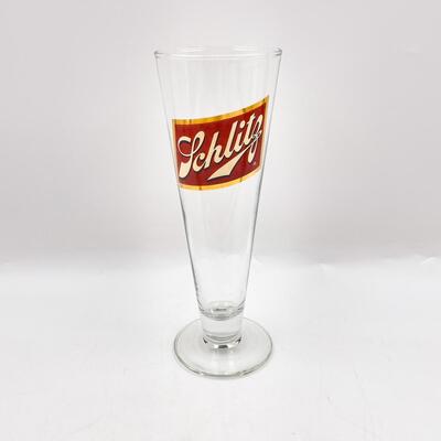 â€œSCHLITZâ€ BEER GLASS