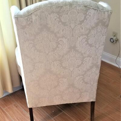 Lot #34  Wing Back Chair - Clean & Comfy!