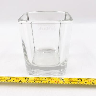 MAKERâ€™S MARK SQUARE WHISKEY GLASS