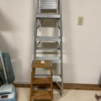 Lot 202 Ladder and Step Ladder