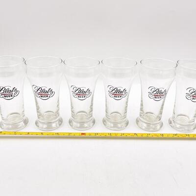 BLATZ PILSENER SMALL BEER GLASSES