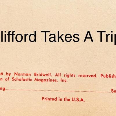 *SIGNED BY NORMAL BRIDWELL!* PAPERBACK CLIFFORD BOOKS