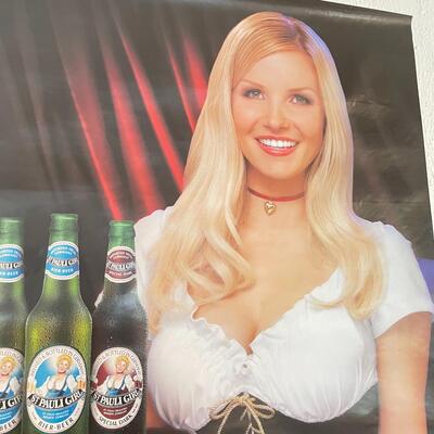 â€œST. PAULI GIRL BEERâ€ BRITTANY EVANS POSTER