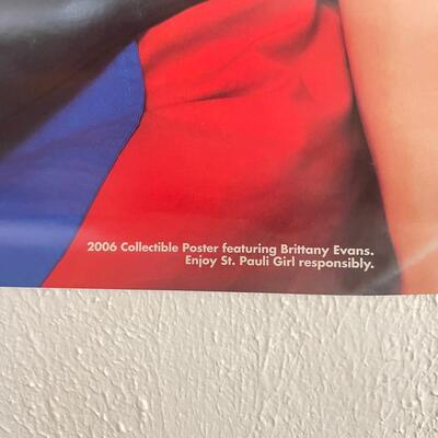 â€œST. PAULI GIRL BEERâ€ BRITTANY EVANS POSTER