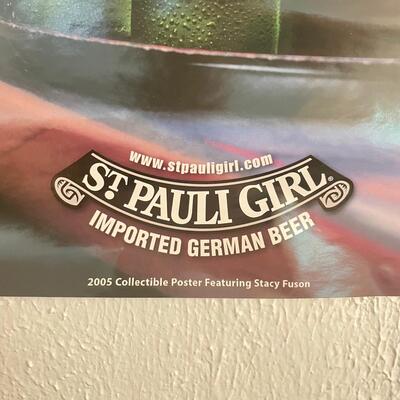 â€œST. PAULI GIRL BEERâ€ STACY FUSON POSTER