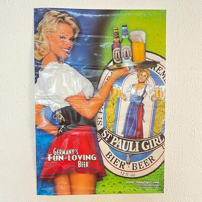 â€œST. PAULI GIRL BEERâ€ HEATHER KOZAR POSTER