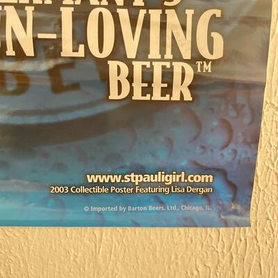 â€œST. PAULI GIRL BEERâ€  LISA DERGAN POSTER