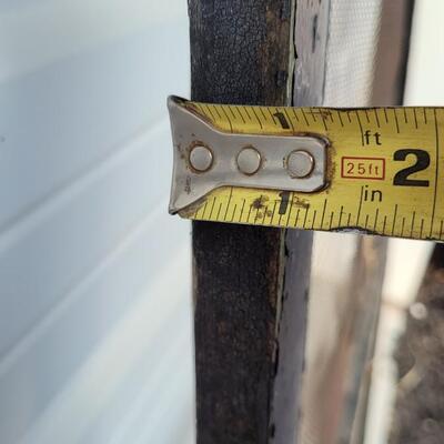 Lot 229: Vintage Farmhouse Window Screen Chippy Paint 