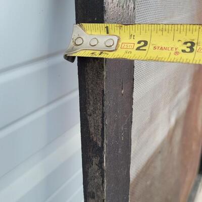 Lot 233: Vintage Farmhouse Window Screen Chippy Paint 