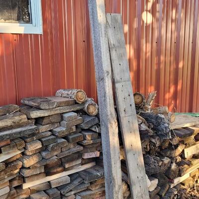 Lot 239: 19 Foot Wide Pile of Mixed Wood (Must take entire Pile - no cherry picking) ****Pick Up for this Item will be scheduled for a...