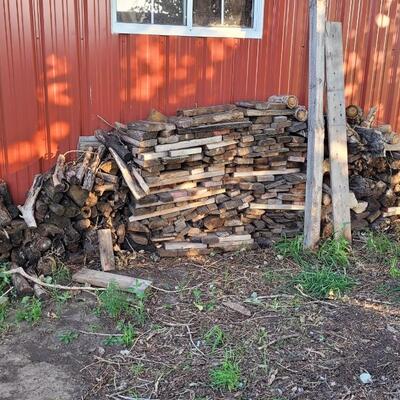 Lot 239: 19 Foot Wide Pile of Mixed Wood (Must take entire Pile - no cherry picking) ****Pick Up for this Item will be scheduled for a...